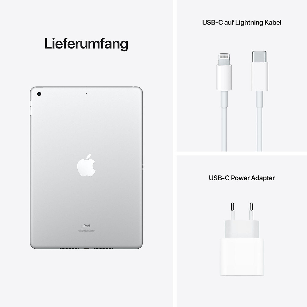 Apple iPad 10,2" 9th Generation Wi-Fi 64 GB Silber MK2L3FD/A