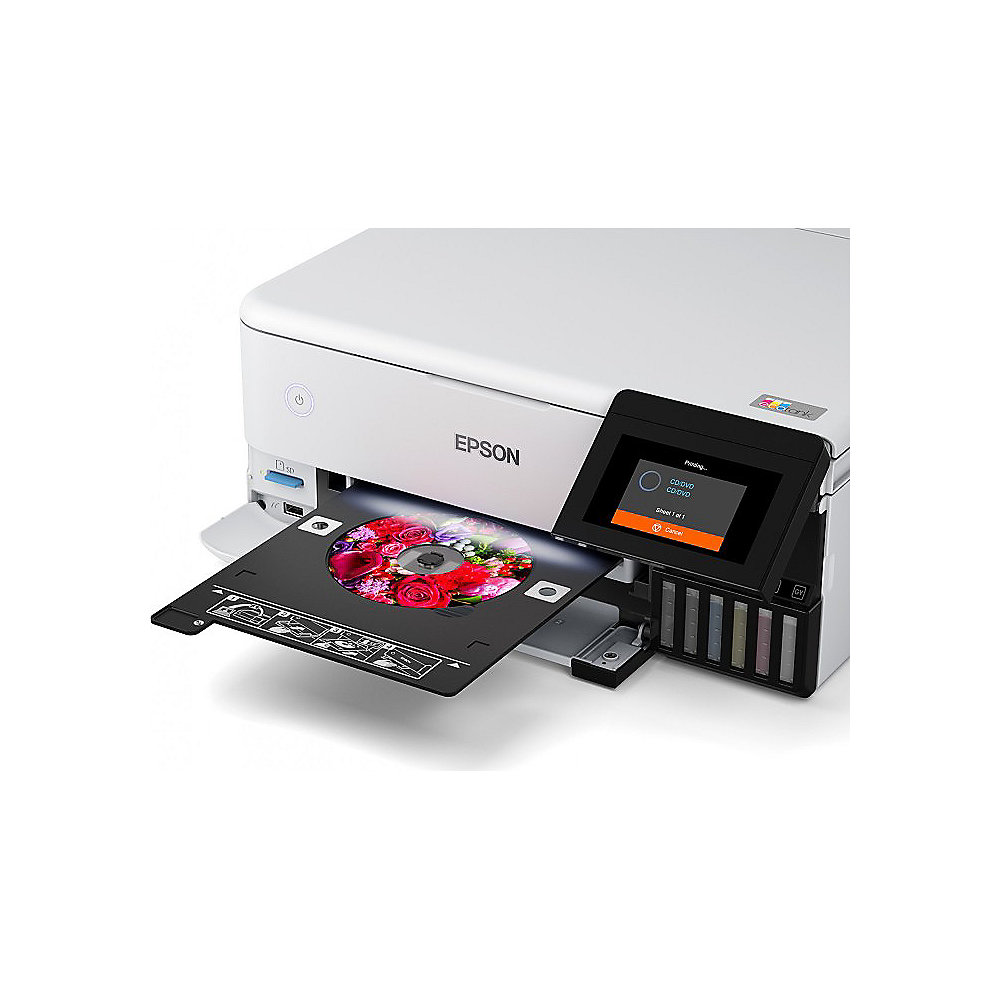 EPSON EcoTank ET-8500 Multifunktionsdrucker Scanner Kopierer USB LAN WLAN
