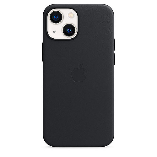 Apple Original iPhone 13 Mini Leder Case mit MagSafe Mitternacht