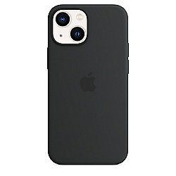 Apple Original iPhone 13 Mini Silikon Case mit MagSafe Mitternacht