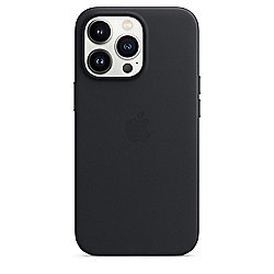Apple Original iPhone 13 Pro Leder Case mit MagSafe Mitternacht
