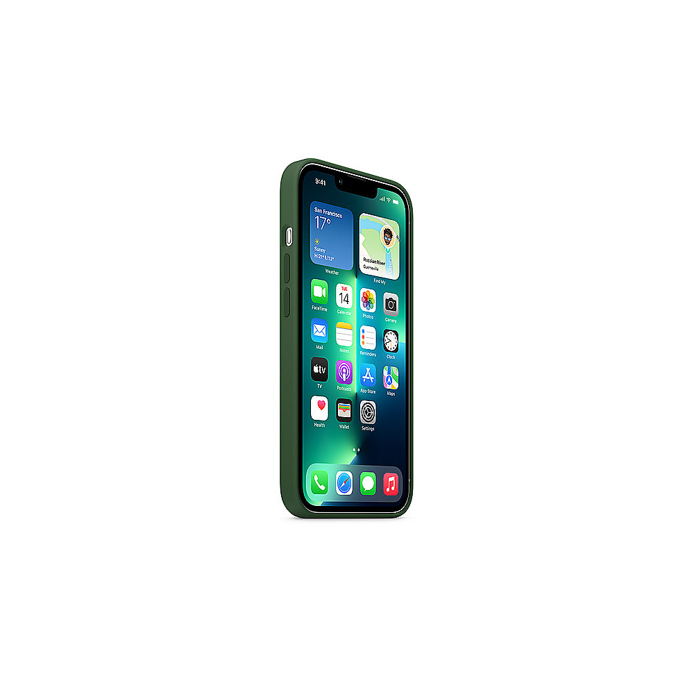 Apple Original iPhone 13 Pro Silikon Case mit MagSafe Klee