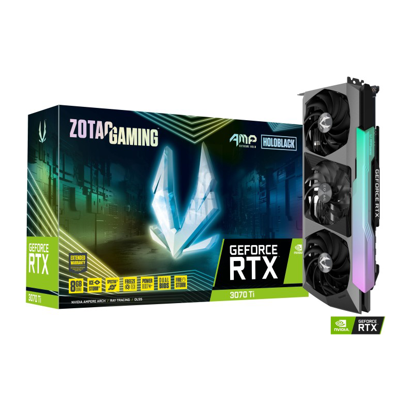 Zotac  GAMING GeForce RTX 3070TI AMP Extr. Holo 8GB GDDR6X Grafikkarte 3xDP/HDMI | 04895173624148
