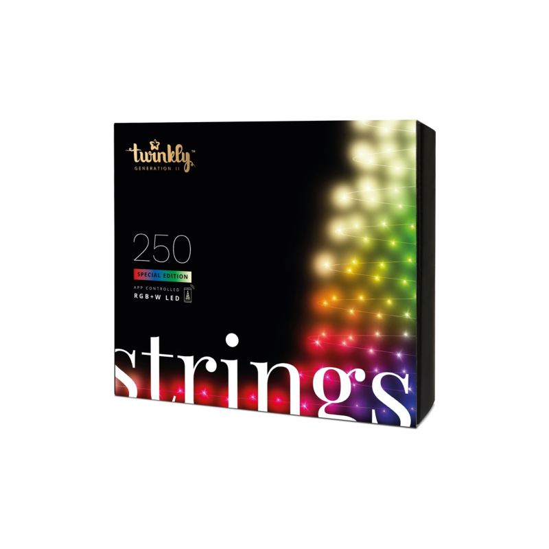 sonstige twinkly Smarte Lichterkette STRINGS 250 LEDs RGBW 20m mit WLAN und Appsteuerung | 08056326671365