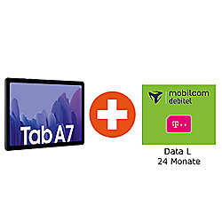 Samsung GALAXY Tab A7 T505N LTE 32GB grey + Datentarif green Data L 24 Monate