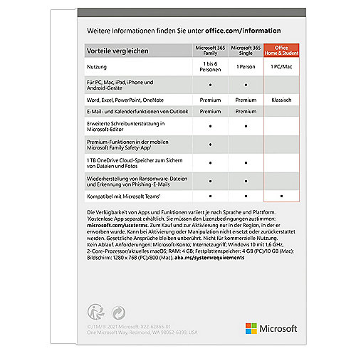 Microsoft Office 2021 Home &amp; Student Download