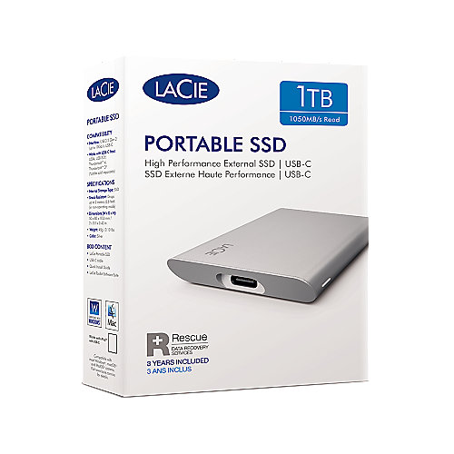 LaCie Portable 2021 SSD 1TB Type-C USB3.2