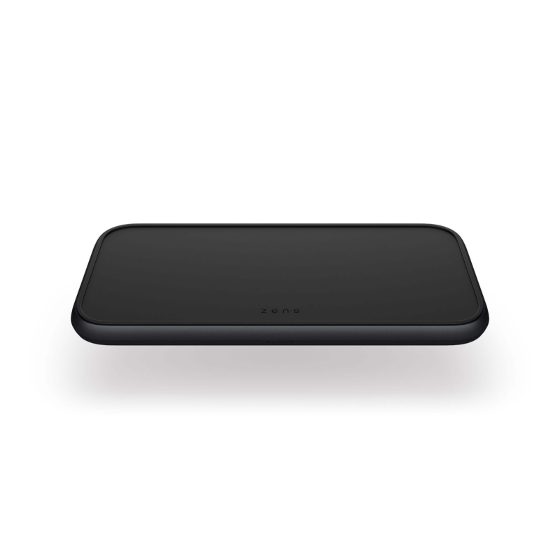 Zens  Aluminium Series Dual 5-Spulen + USB-C Ladegerät 45W 2x 10W Qi schwarz | 07438222413477