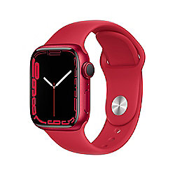Apple Watch Series 7 GPS 41mm Aluminium Product(RED) Sportarmband Product(RED)