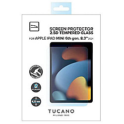 Tucano Displayschutz aus geh&auml;rtetem Glas f&uuml;r iPad mini 6. Gen 8,3 Zoll