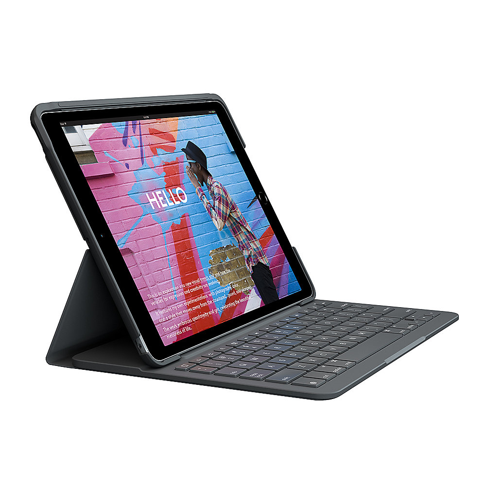 Logitech Slim Folio Hülle und Tastatur für iPads der 7./8. Generation (2019/20)