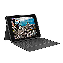 Logitech Rugged Folio H&uuml;lle und Tastatur f&uuml;r iPads der 7/8 Generation (2019/20)