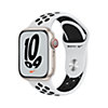 Apple Watch Series 7 Nike LTE 41mm Aluminium Sternenlicht Sportarmband Platinum