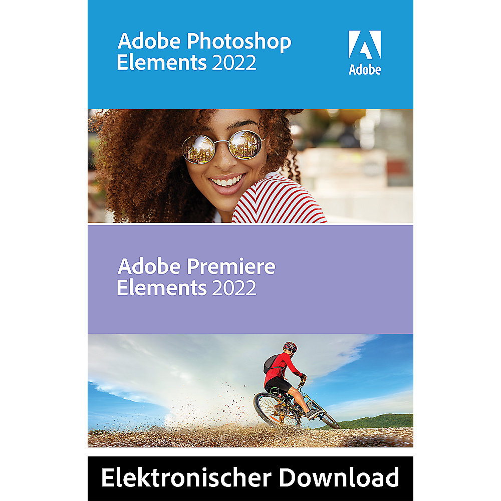 Adobe Photoshop &amp; Premiere Elements 2022 Win DE Download