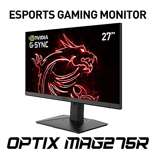 MSI Optix MAG275RDE 69cm (27") FHD Gaming Monitor HDMI/DP 144Hz 1ms