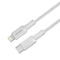 4smarts USB Typ-C auf Lightning Kabel RAPIDCord PD MFi 1,5m wei&szlig;