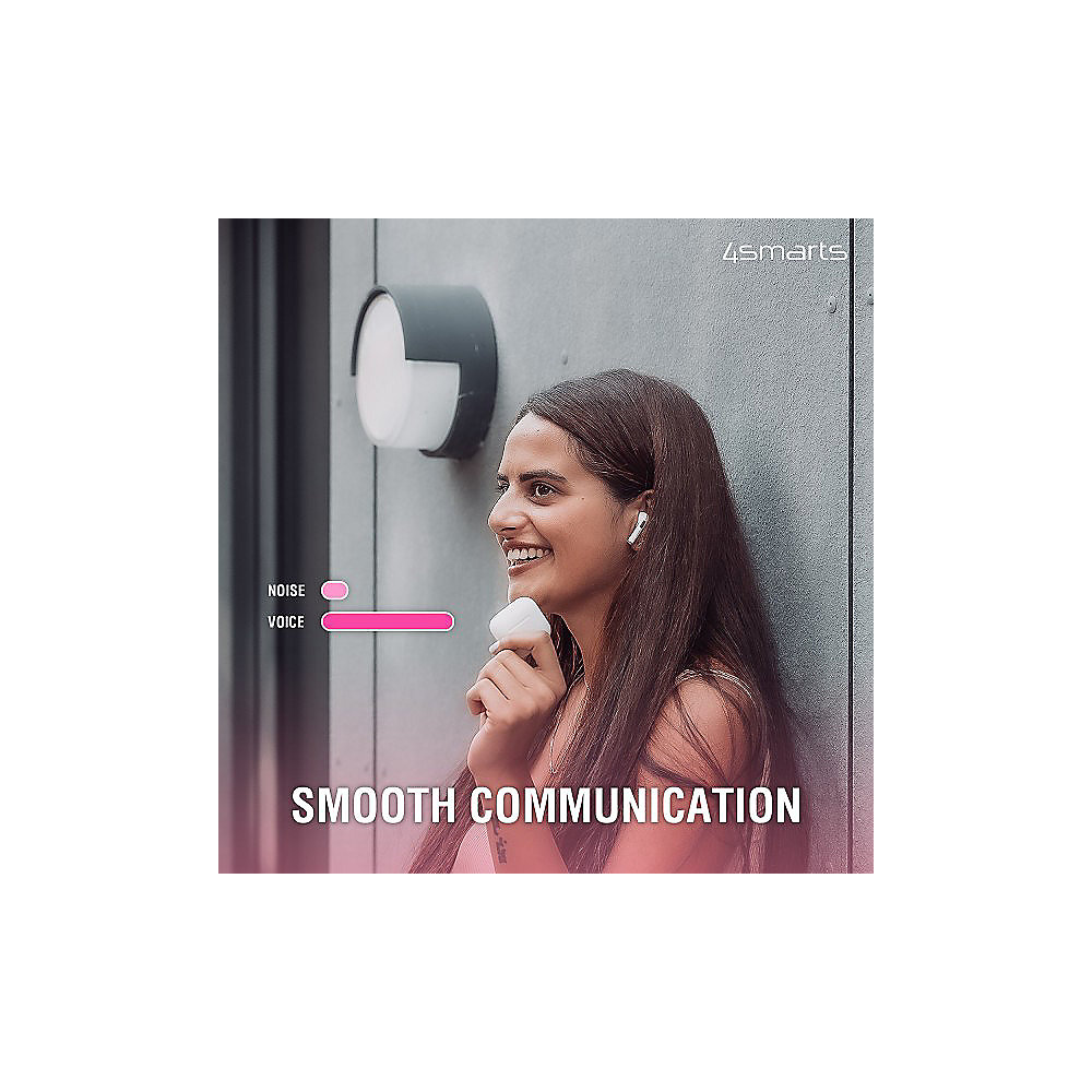4smarts In-Ear Stereo TWS Bluetooth Kopfhörer SkyPods Pro rose pink