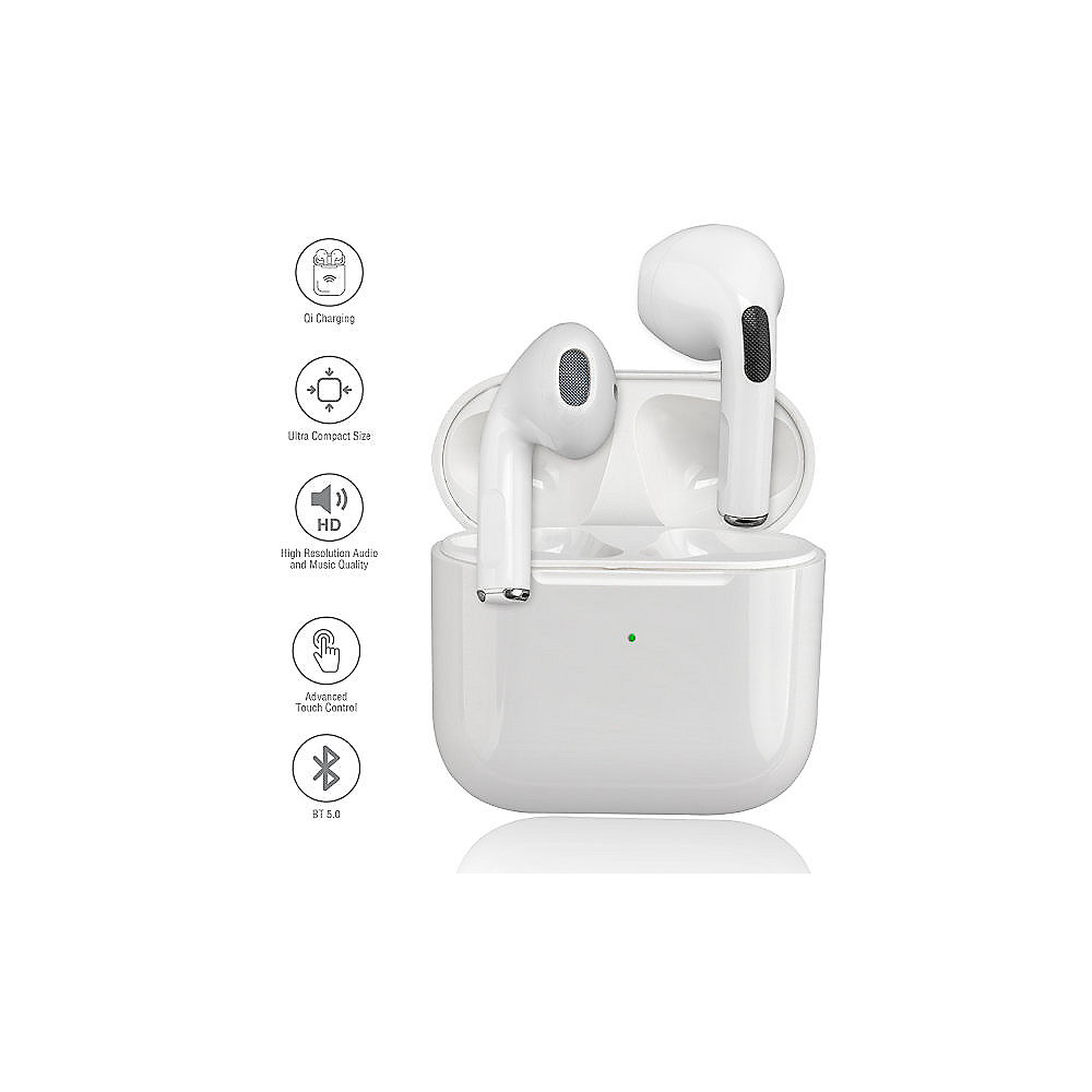 4smarts In-Ear Stereo TWS Bluetooth Kopfhörer SkyPods Pro weiß