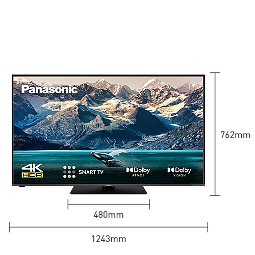 Panasonic TX-55JXW604 139cm 55" 4K HDR UHD DVB-T2HD/S2/C Smart TV