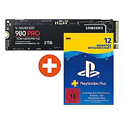 Samsung 980 PRO NVMe SSD 2 TB inkl. Playstation Plus 12 Monate (digital)