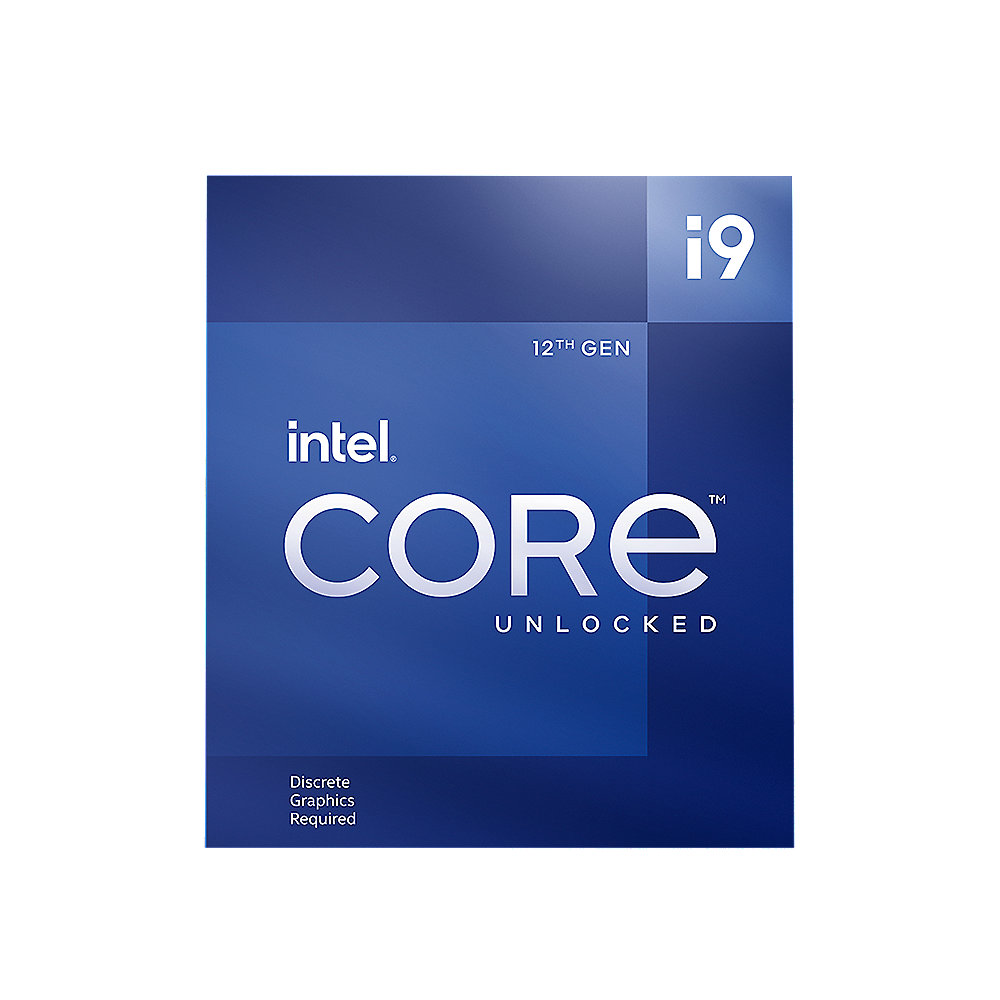 INTEL Core i9-12900KF 8x3,9GHz 30MB-L3 Cache Sockel 1700 (Boxed ohne Lüfter)