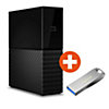 WD My Book 12 TB externe HDD 3,5 Zoll inkl. SanDisk Ultra Luxe 64 GB USB-Stick