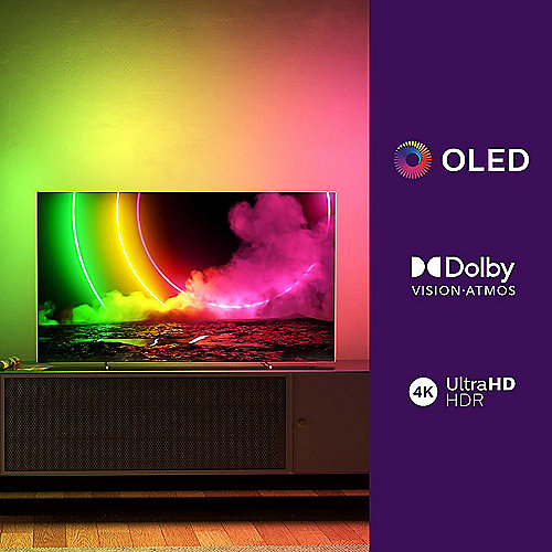 Philips 48OLED806 48" 4K OLED Ambilight Android Smart TV Fernseher [2021]