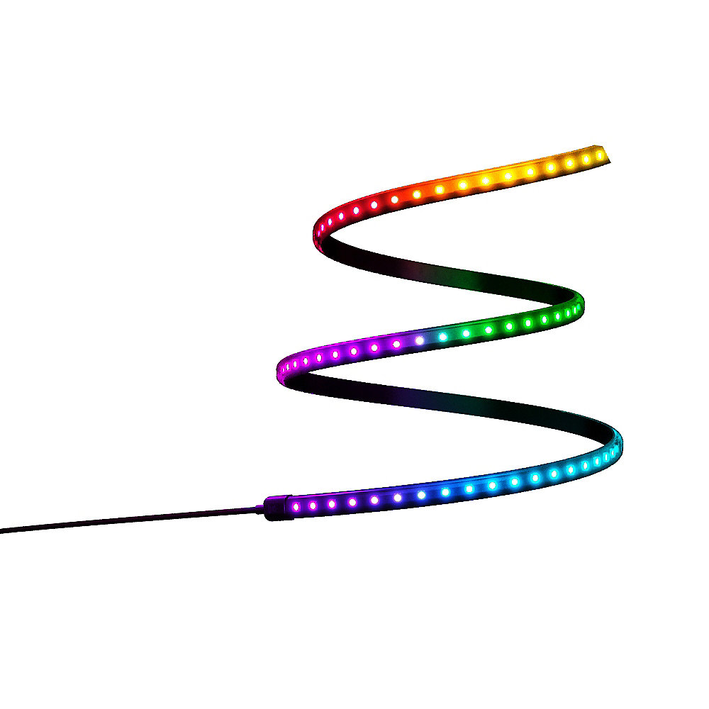 twinkly Smarter LED Streifen LINE mit RGB LED, 1,5 Meter, Verlängerung, schwarz