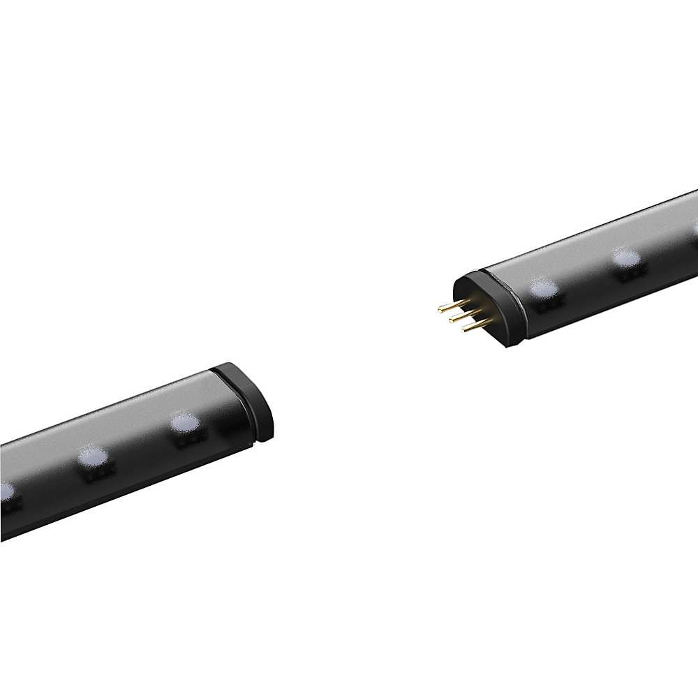 twinkly Smarter LED Streifen LINE mit RGB LED, 1,5 Meter, Verlängerung, schwarz