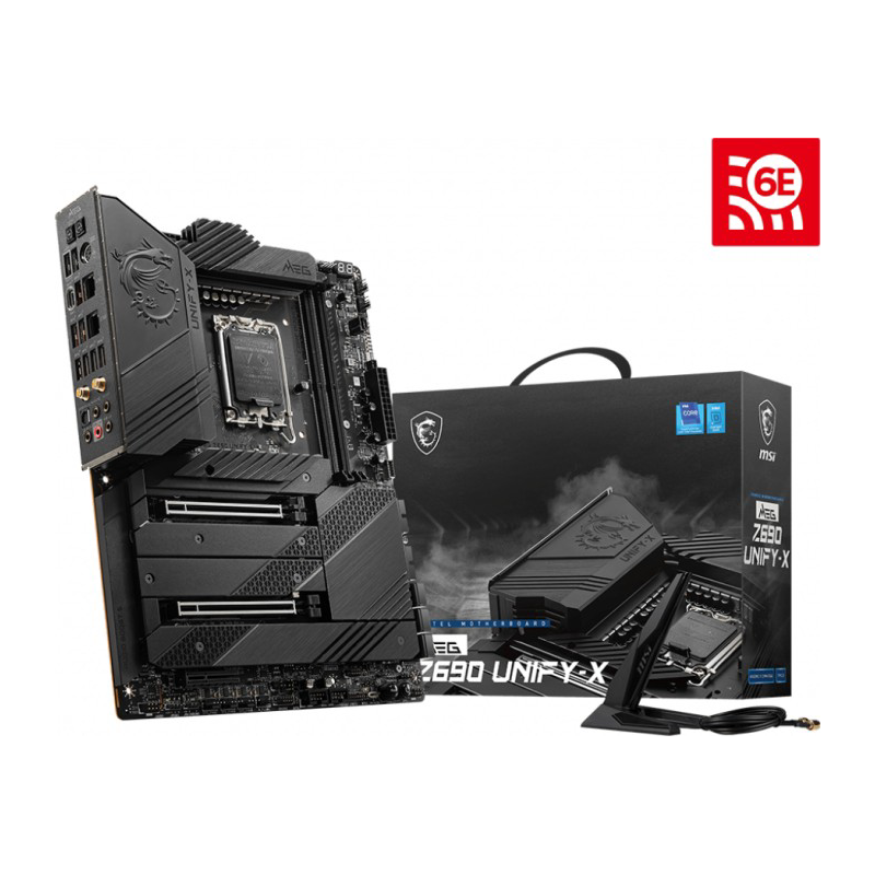 MSI  MEG Z690 UNIFY-X ATX Mainboard Sockel 1700 M.2/WIFI/BT/USB3.2(Typ-C) | 04719072886516