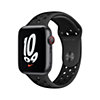 Apple Watch SE Nike LTE 44mm Aluminium Space Grau Sportarmband Anthrazit Schwarz