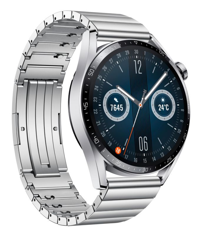 Huawei Watch Gt 3 Sport Smartwatch 46mm Gps Silber Amoled Display