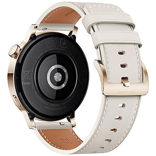 Huawei Watch GT 3 Sport Smartwatch 42mm GPS gold AMOLED-Display Leder