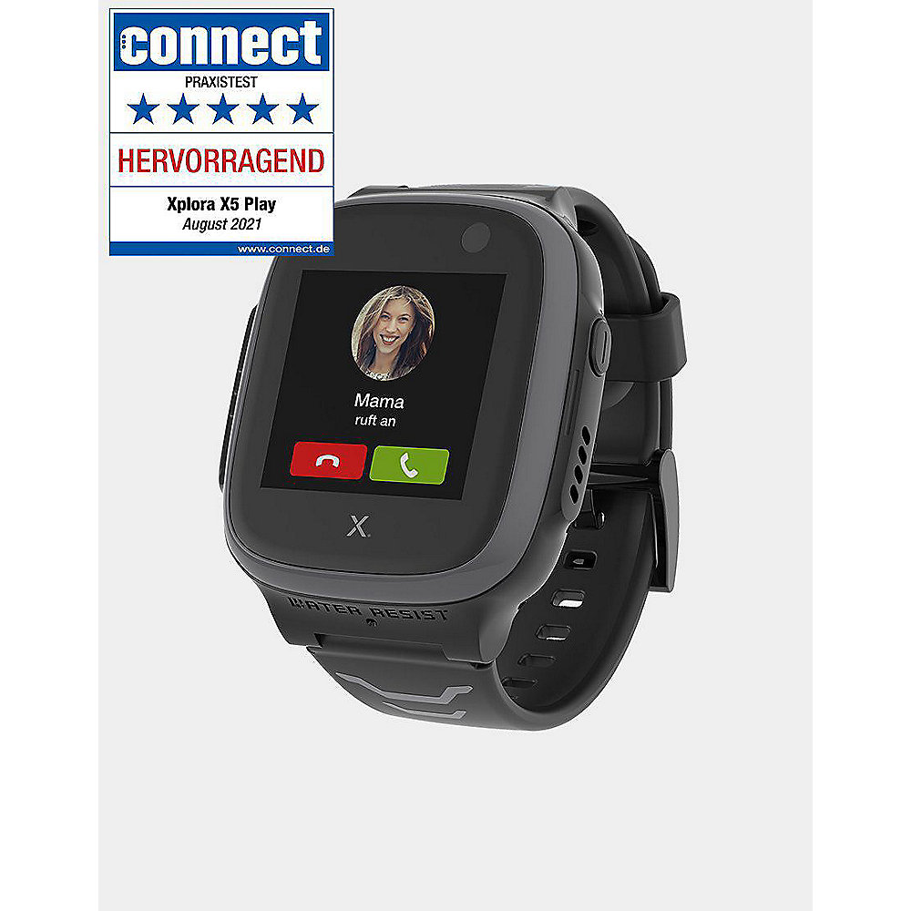 XPLORA X5 PLAY Kinder-GPS-Smartwatch, Telefonfunktion IP68 grau