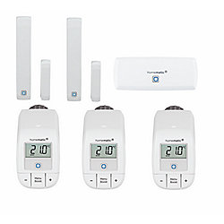 Homematic IP Set Raumklima WLAN mit 3x Thermostat Basic + 2x T&uuml;r-/Fensterkontakt
