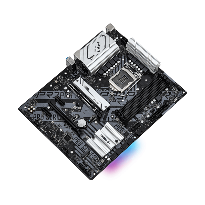 ASRock  B560 Pro4 ATX Mainboard Sockel 1200 M.2/HDMI/DP/USB3.2(Gen2) | 04710483933721