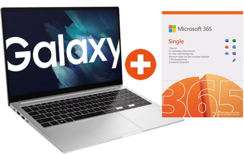 Samsung Galaxy Book 15,6" + Microsoft 365