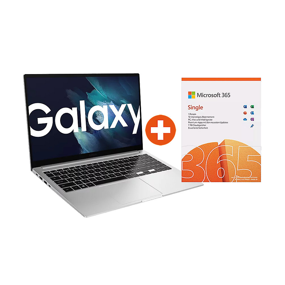 SAMSUNG Galaxy Book 15" FHD mit Microsoft 365 Single DL (inkl. Office Apps)