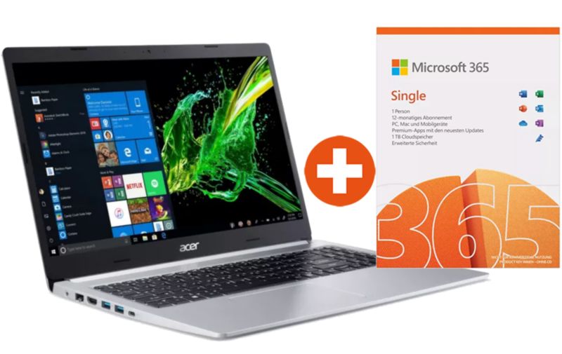 Acer Aspire 5 15,6" FHD i5 16GB/1TB Win10 + Microsoft 365