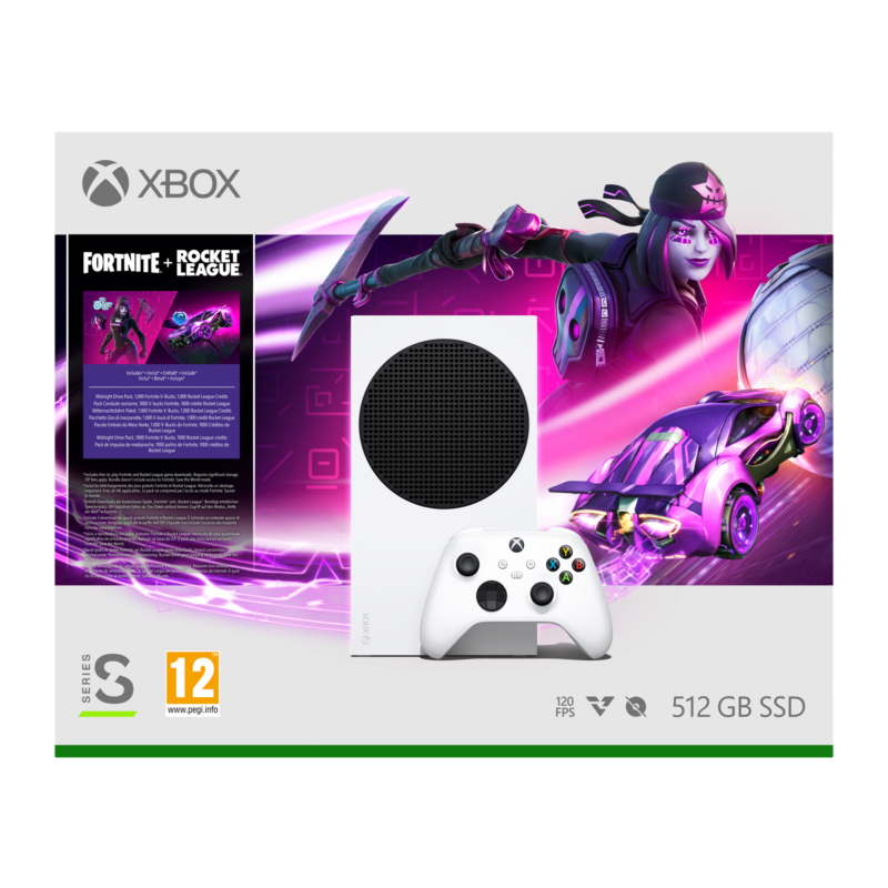 Microsoft  Xbox Series S 512GB inkl. Fortnite and Rocket League Bundle | 00889842893274