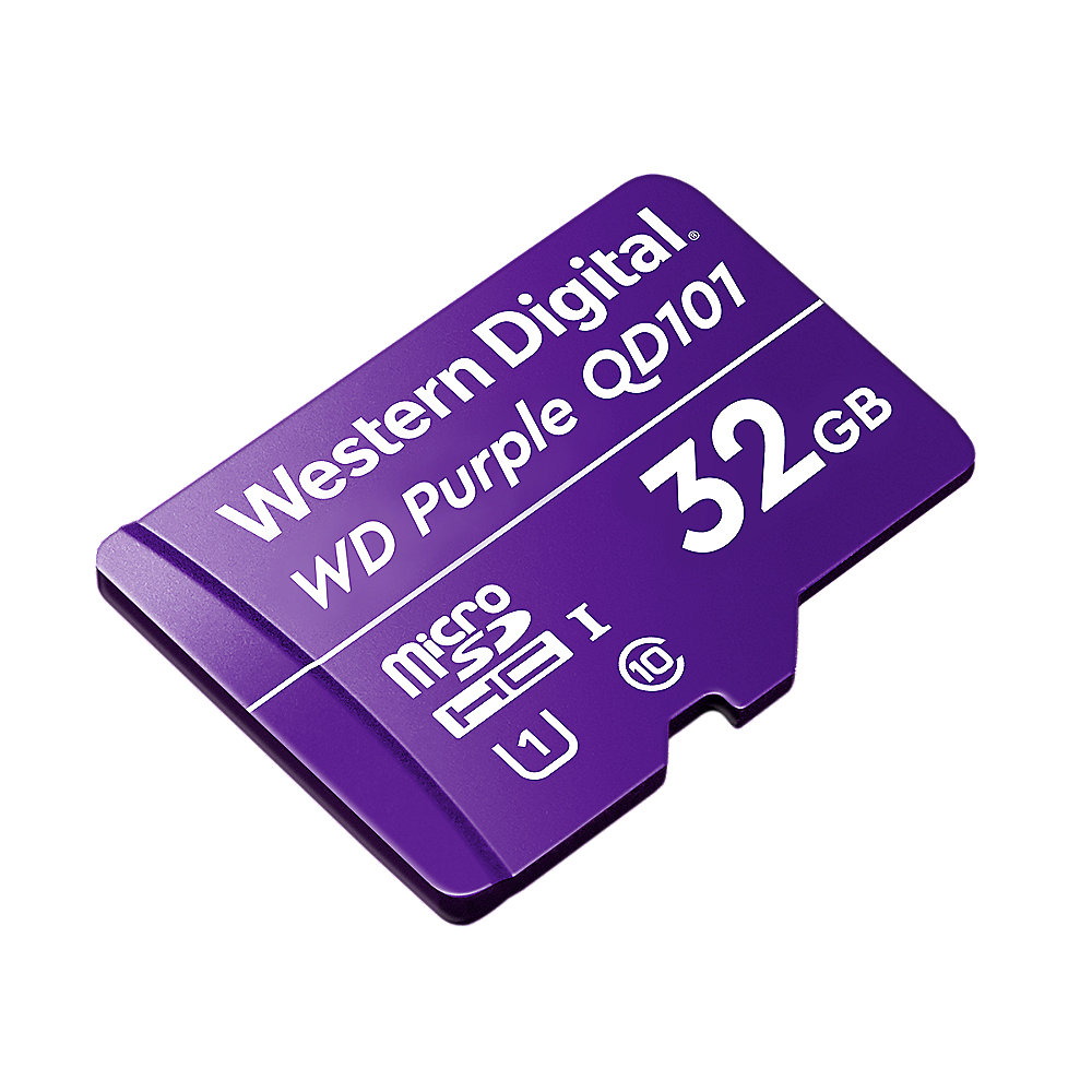 WD Purple SC QD101 32 GB Ultra Endurance microSD Speicherkarte (Class 10, U1)