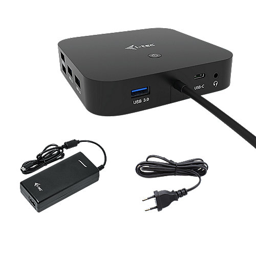 i-tec USB-C HDMI DP Docking Station mit Power Delivery 100W + 112W Univ. Char.