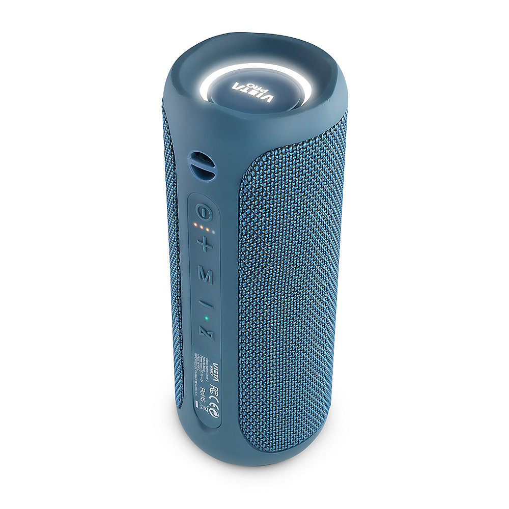 Vieta PRO #DANCE Bluetooth-Lautsprecher 25W IPX7 Lichteffekt blau