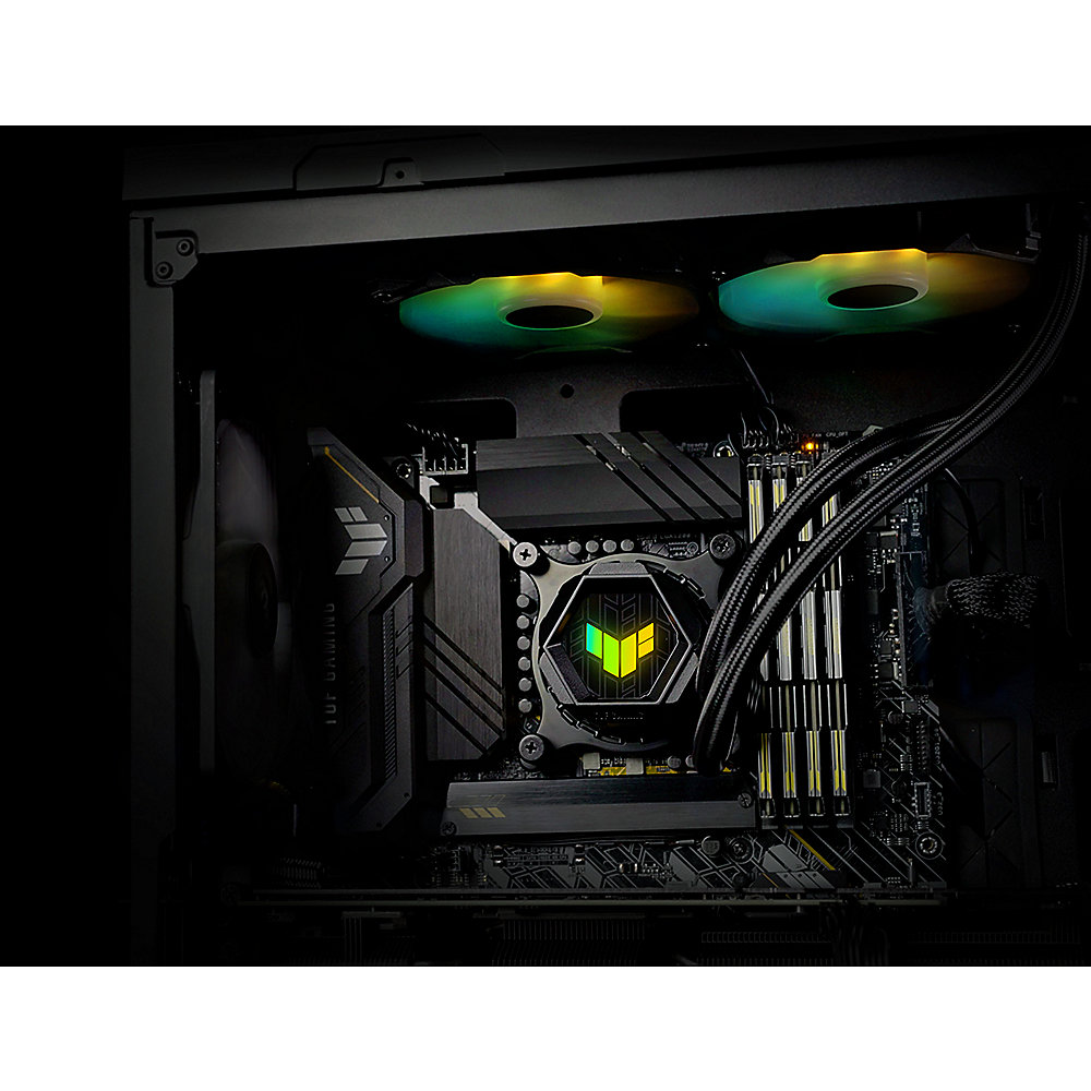 ASUS TUF Gaming LC 120 ARGB Komplettwasserkühlung für AMD und Intel CPUs