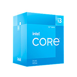 INTEL Core i3-12100F 3,3GHz 4 Kerne 12MB Cache Sockel 1700 (Boxed ohne L&uuml;fter)