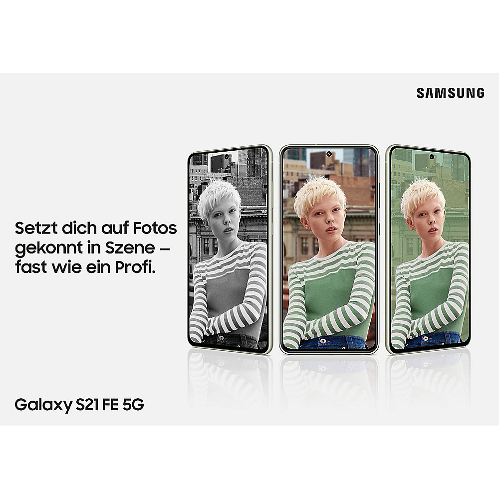 Samsung GALAXY S21 FE 5G olive G990B Dual-SIM 128GB Android 12.0 Smartphone