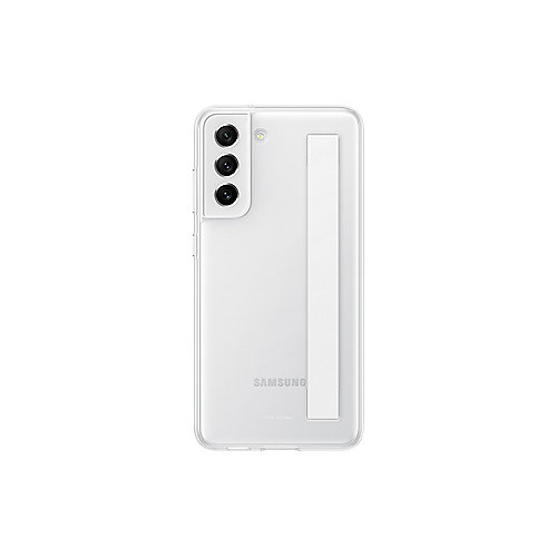 Samsung Slim Strap Cover EF-XG990 für Galaxy S21 FE Weiß