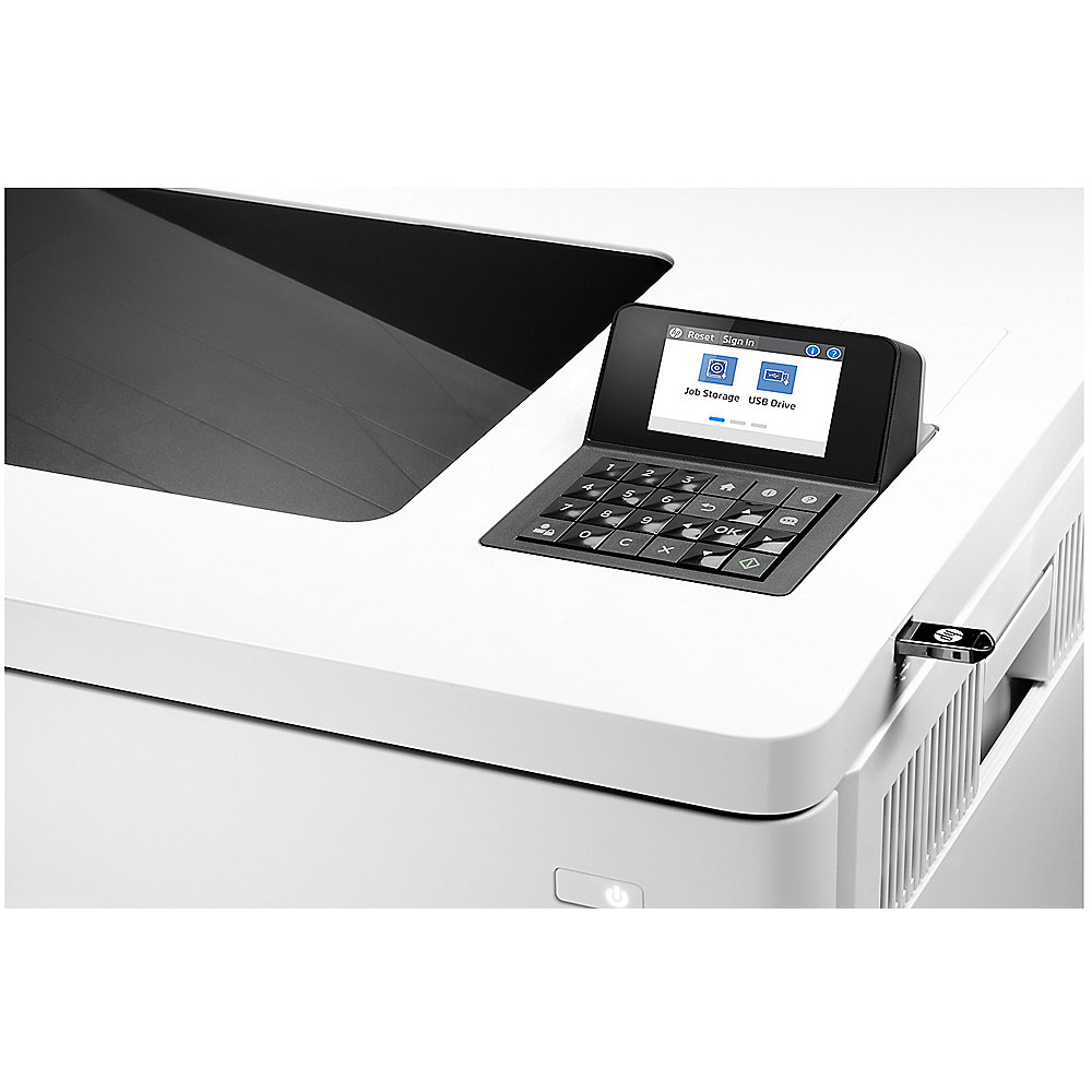 HP Color LaserJet Enterprise M554dn Farblaserdrucker USB LAN