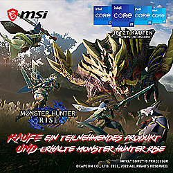 MSI &quot;Monster Hunter&quot; Promotion auf ausgew&auml;hlte MSI Hardware