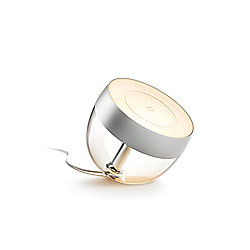 Philips Hue White &amp;amp; Col. Amb. Iris Tischleuchte Limited Edition silber 570lm